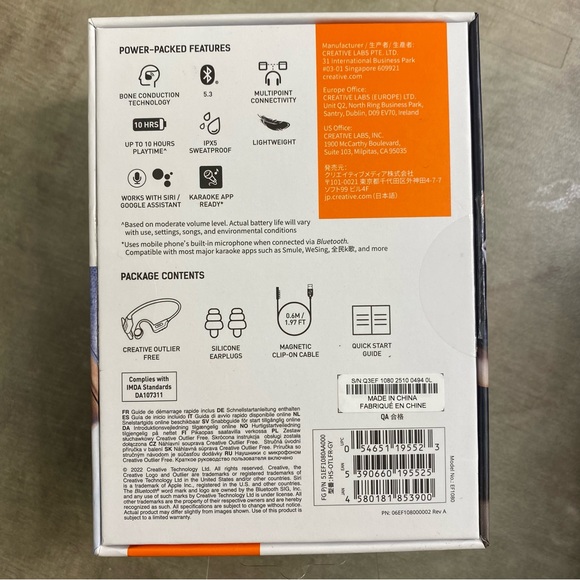 Outlier Free Wireless Bone Conducting Headphones - Picture 5 of 6